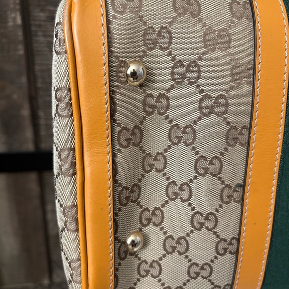 Gucci Web Vintage Boston Bag - Picture 14 of 14